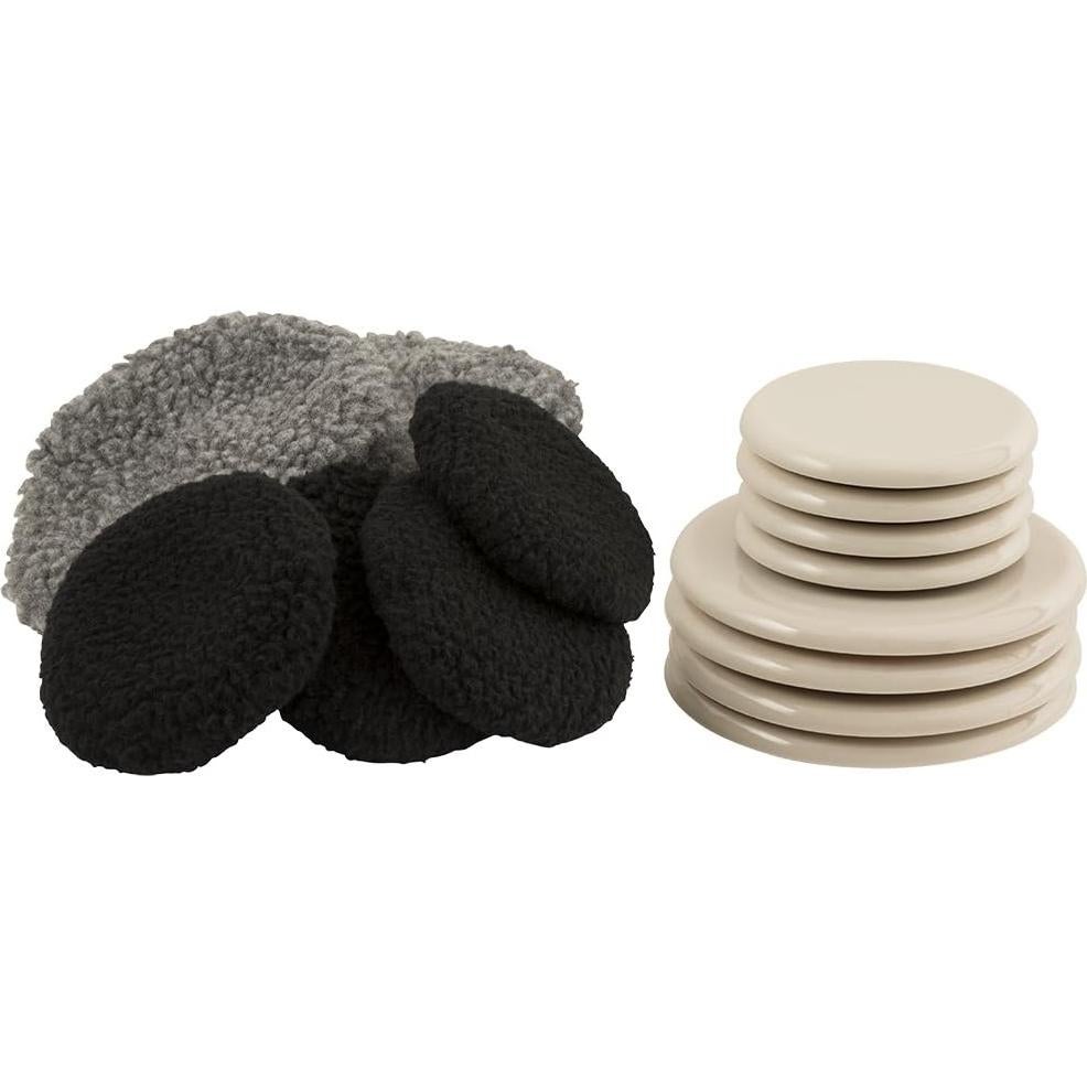 Deslizadores de Muebles Reutilizables SuperSliders 8 Pack 3.5" y 5"