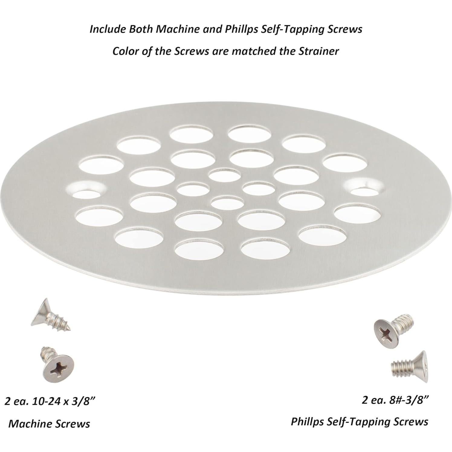 Rejilla de Drenaje para Ducha Artiwell 10.8 cm Niquel Cepillado
