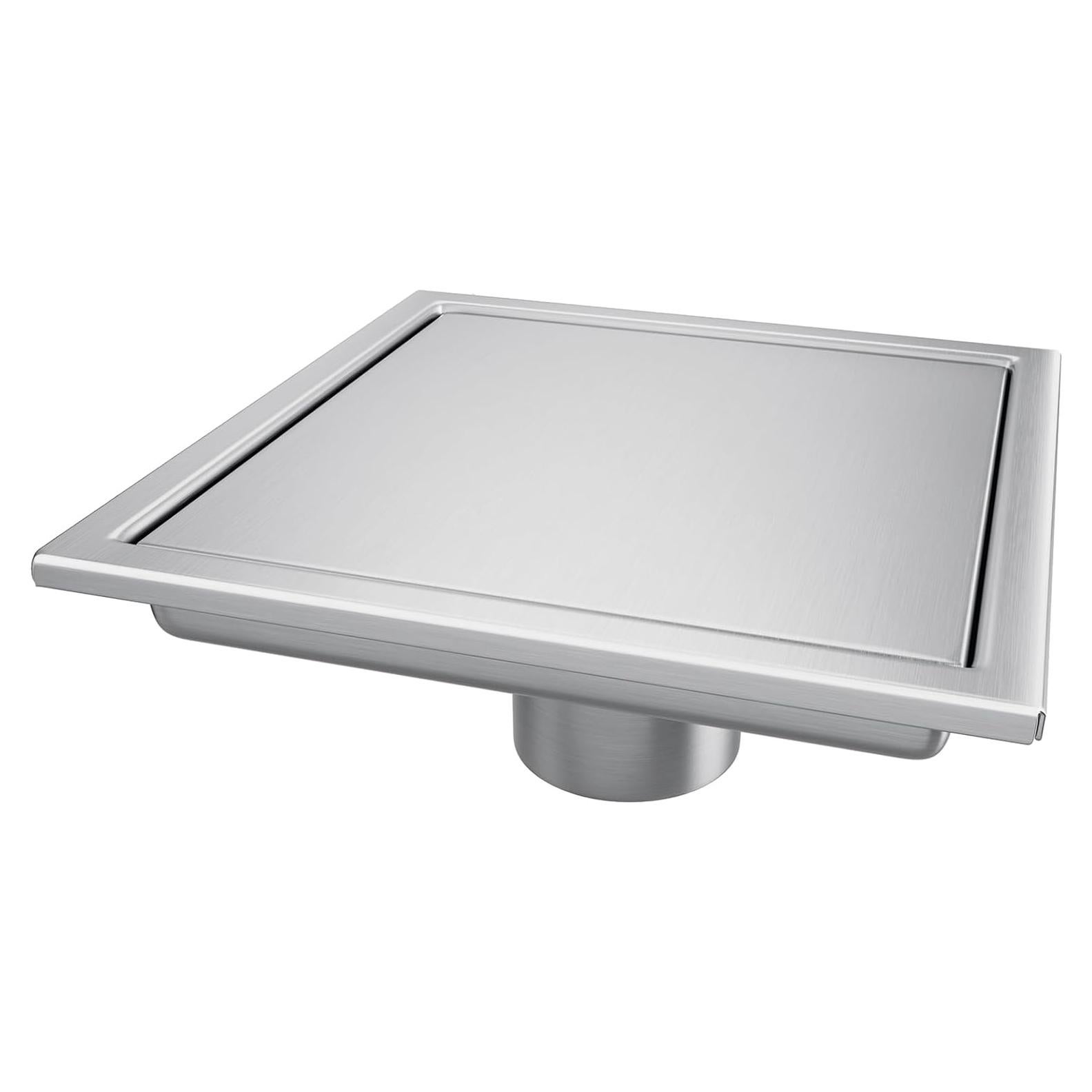 Desagüe de Ducha Cuadrado Elefloom 15.24 cm Acero Inoxidable AISI 304