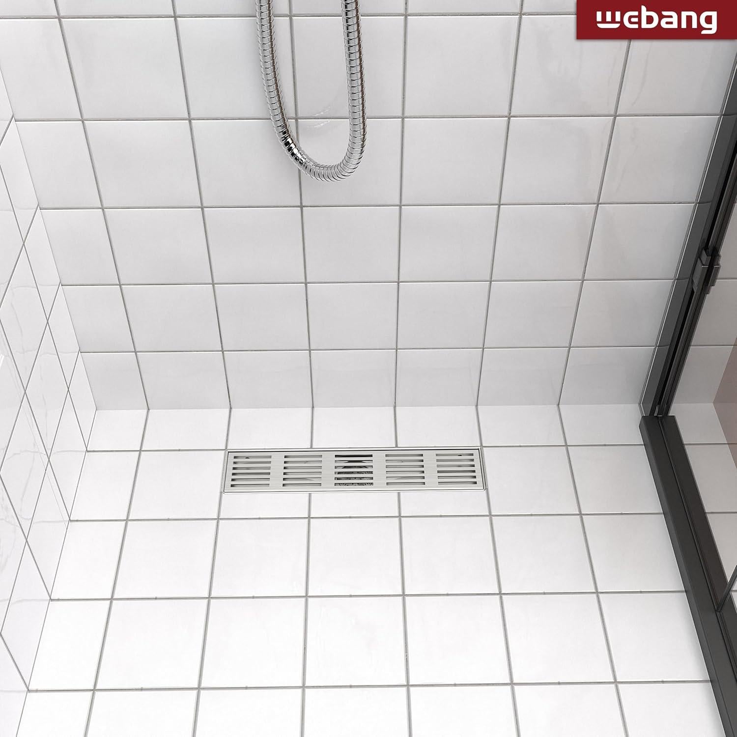 Drenaje Lineal WEBANG 30.48 cm Acero Inoxidable Cepillado