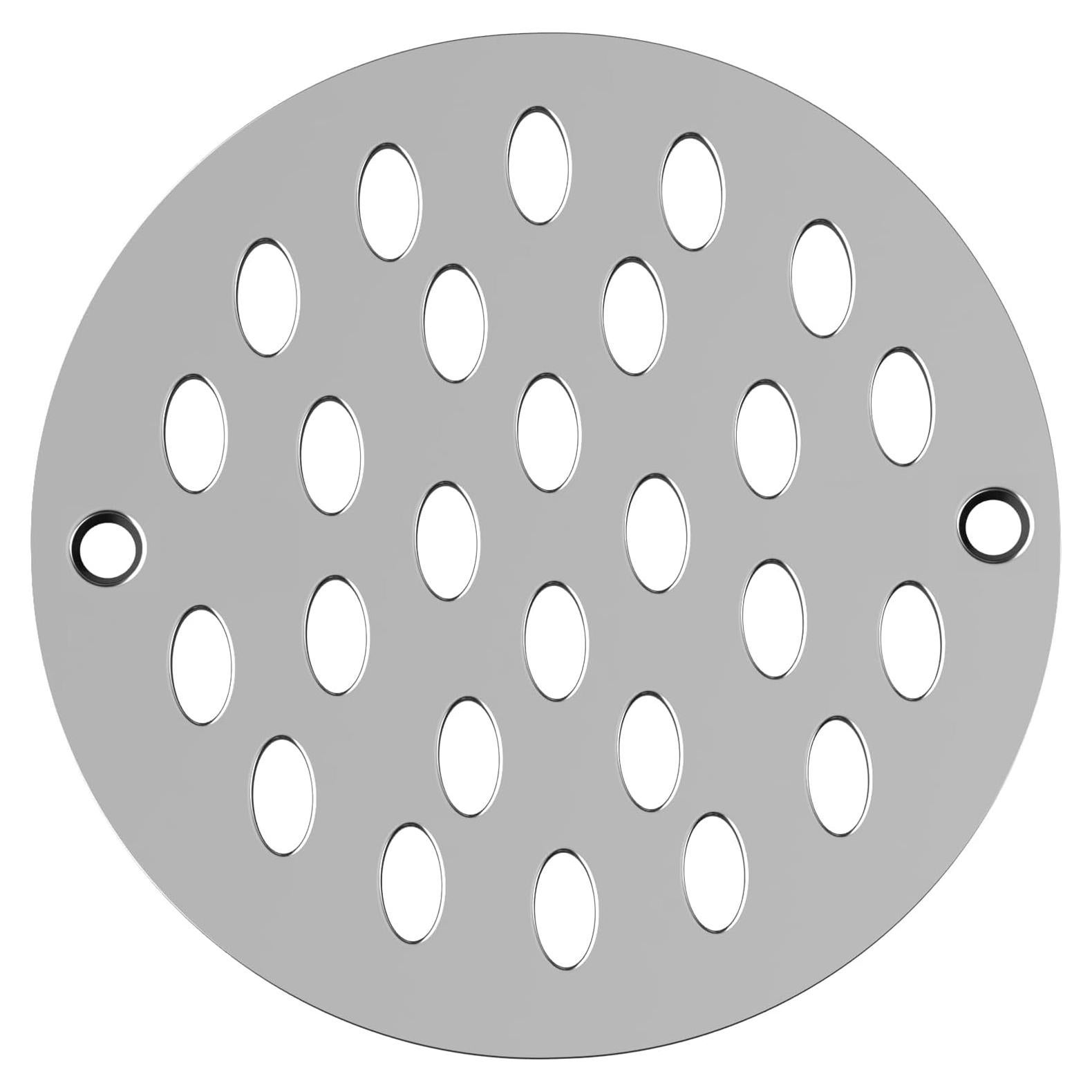 Tapa de desagüe de ducha YFZGZA 4" Cromo acero inoxidable
