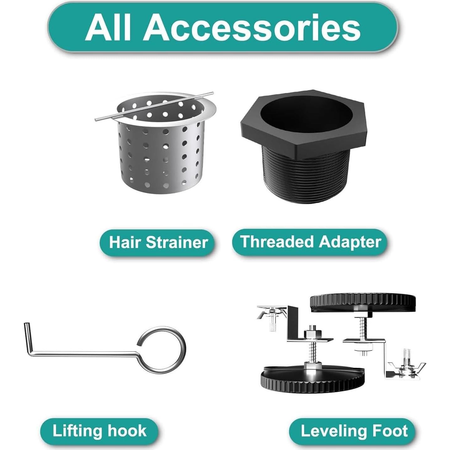 Desagüe Lineal de Ducha 30.48 cm Negro BARONAGE Acero Inoxidable