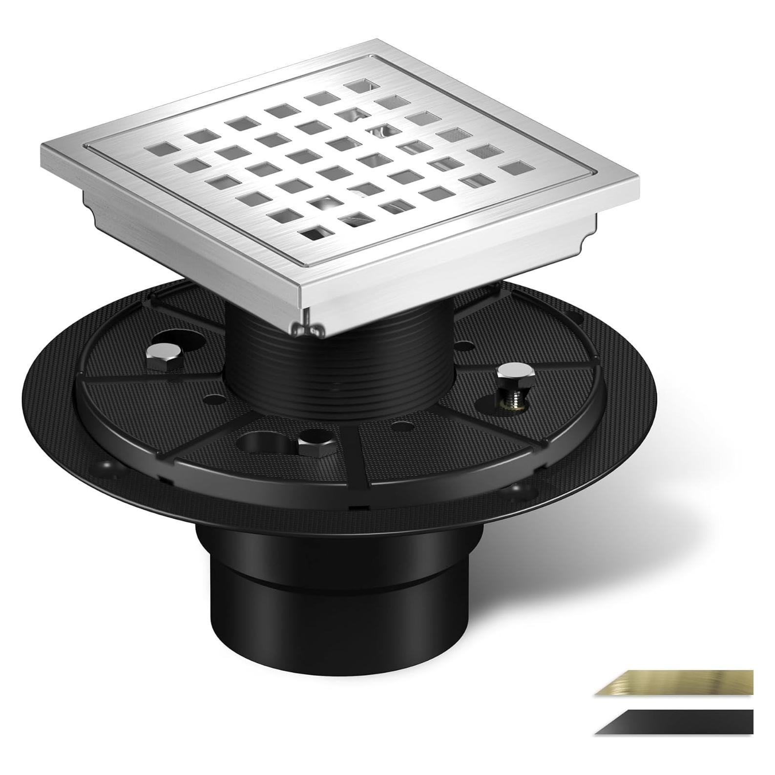 Desagüe Cuadrado 10.16 cm Georkios Acero Inoxidable SUS304