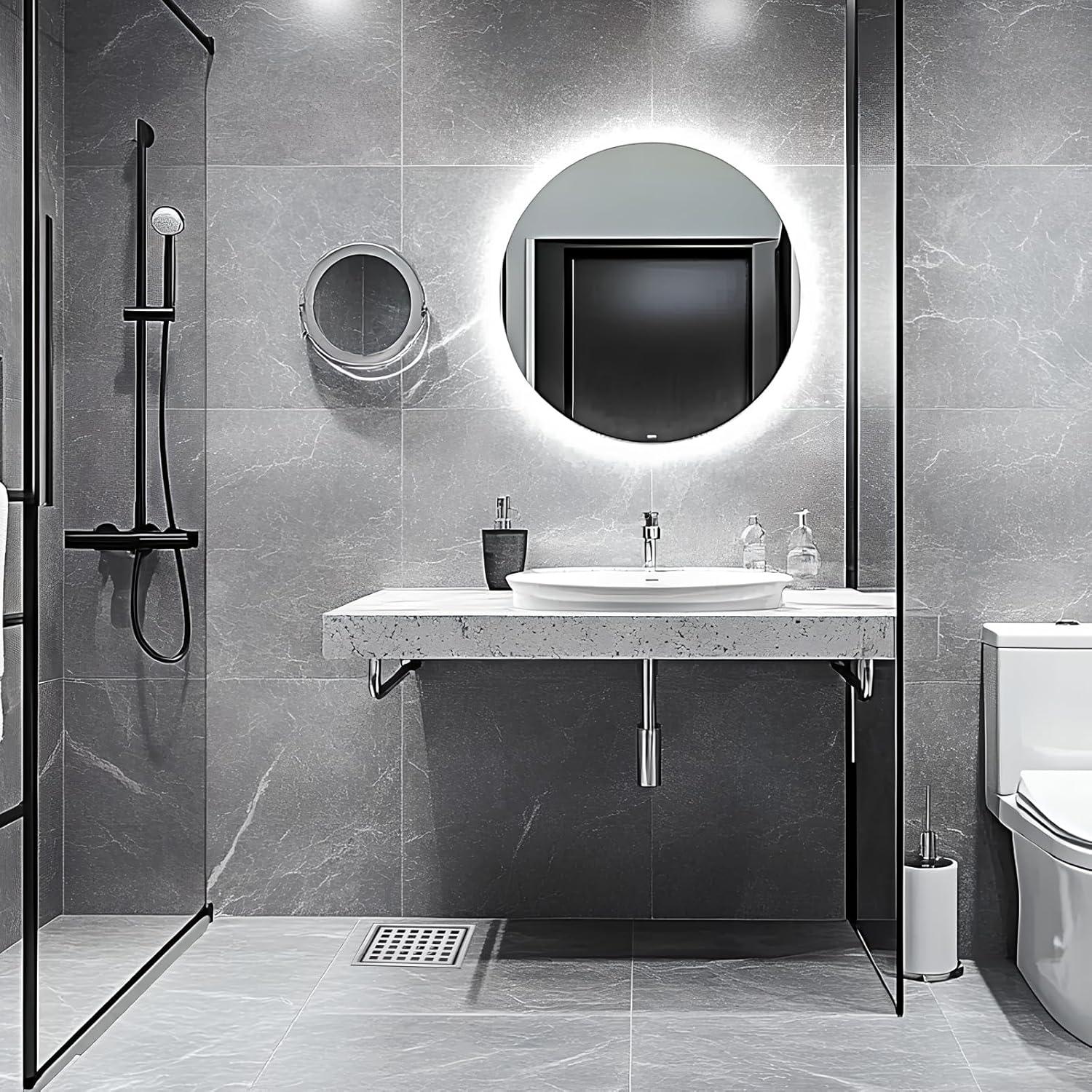 Desagüe de Ducha Cuadrado 10.16 cm YANCASENO Acero Inoxidable