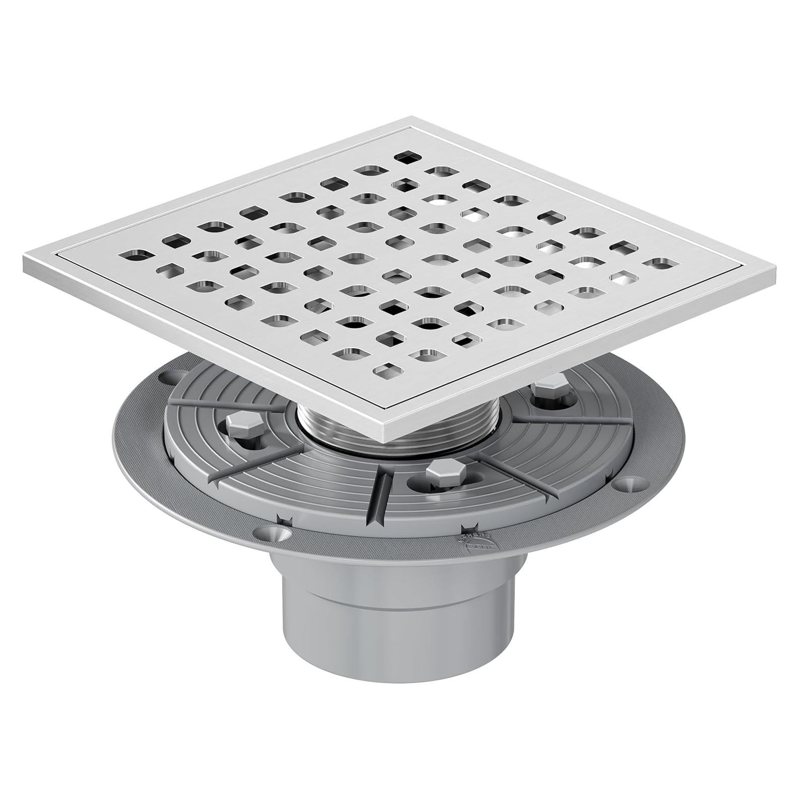 Desagüe de Ducha Cuadrado Neodrain 15.24 cm Acero Inoxidable