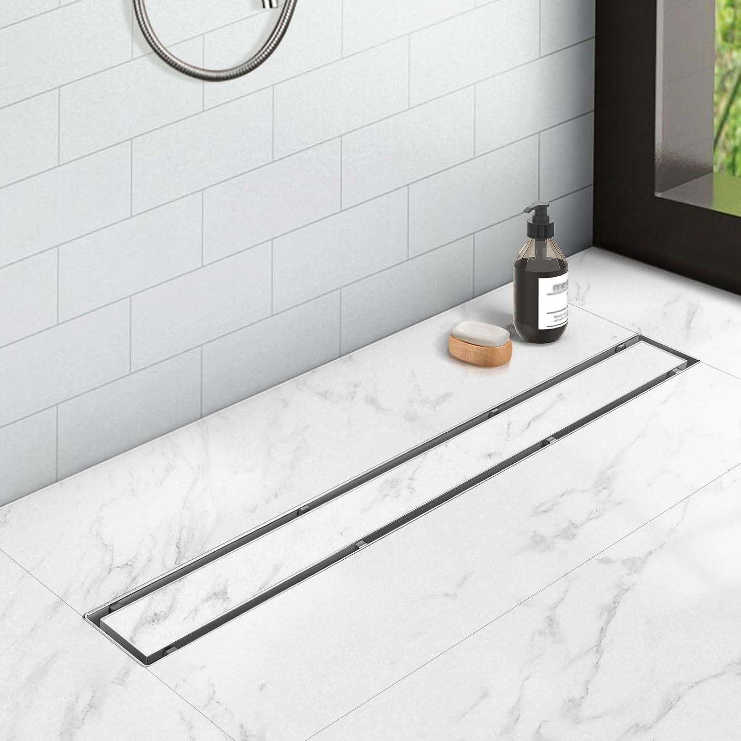 Desagüe Lineal YEFU 24" Acero Inoxidable 304 Antibloqueo