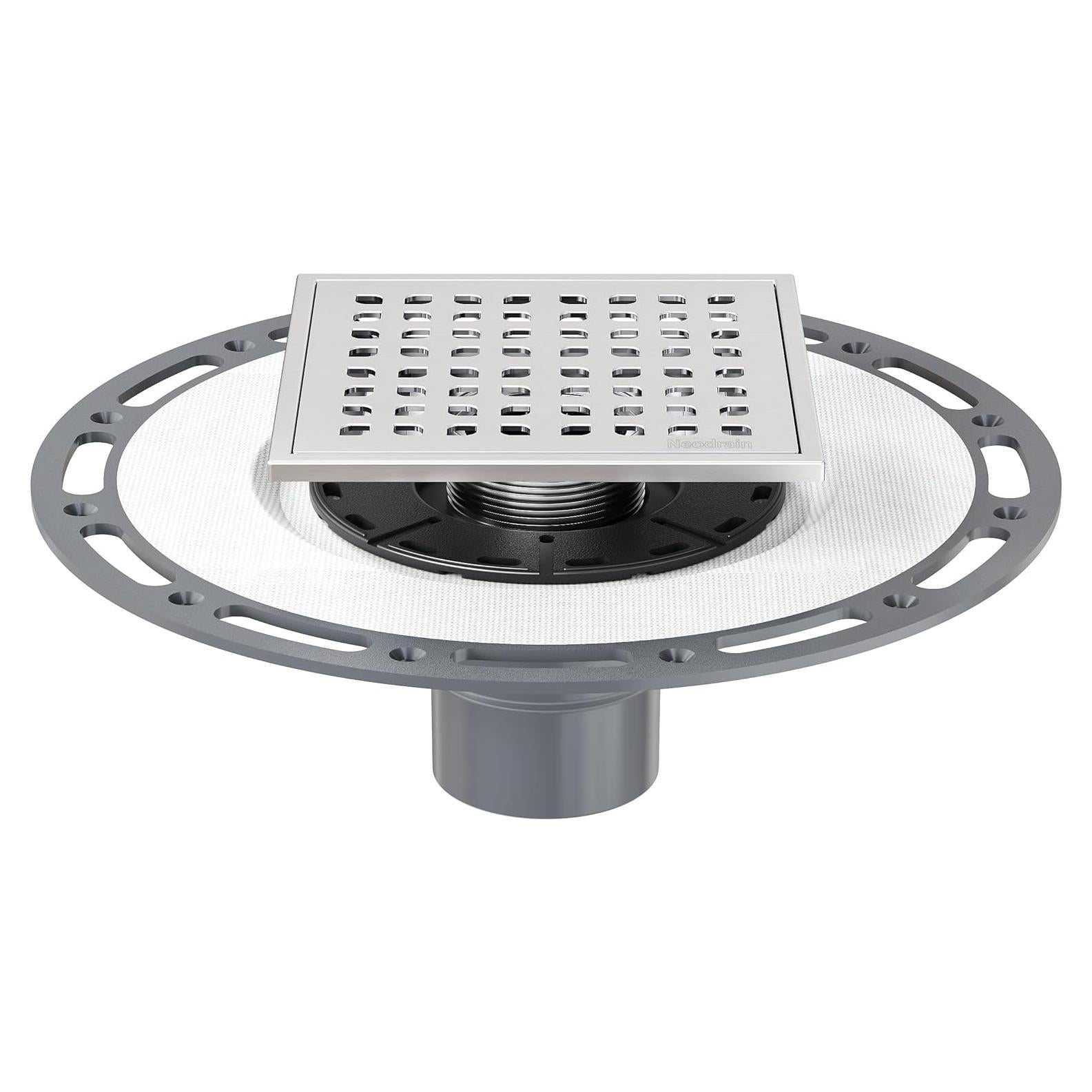 Drenaje de Ducha Cuadrado Neodrain 15.24cm Acero Inoxidable