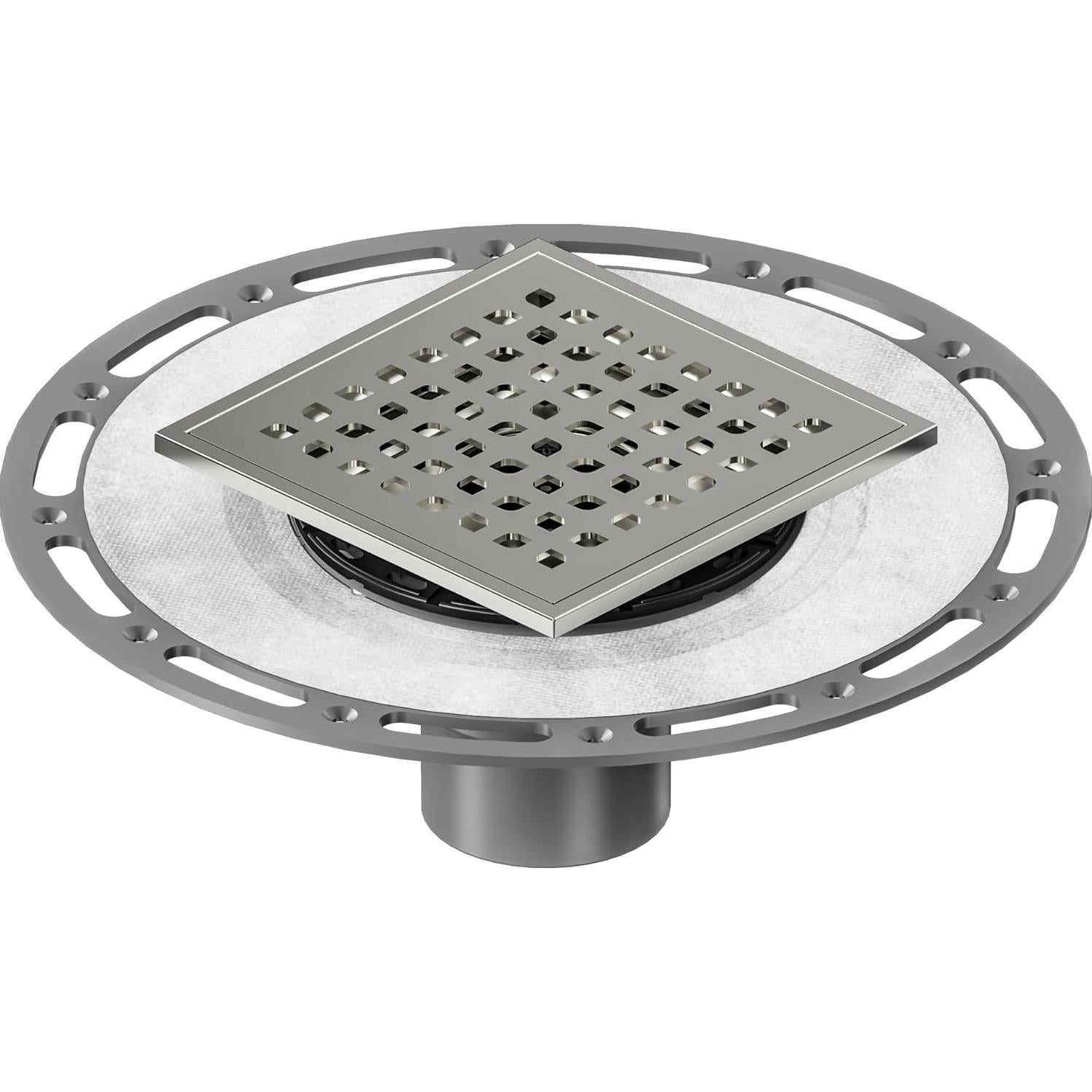 Drenaje de Ducha Cuadrado Neodrain 15.24cm Acero Inoxidable