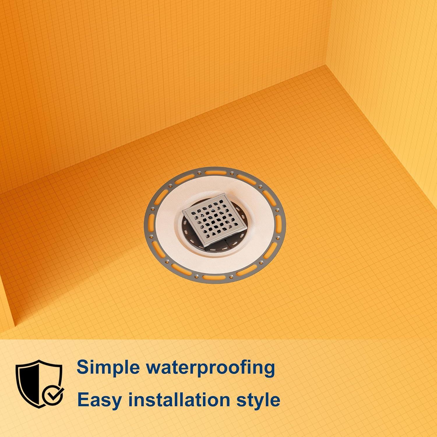 Drenaje de Ducha Cuadrado Neodrain 15.24cm Acero Inoxidable