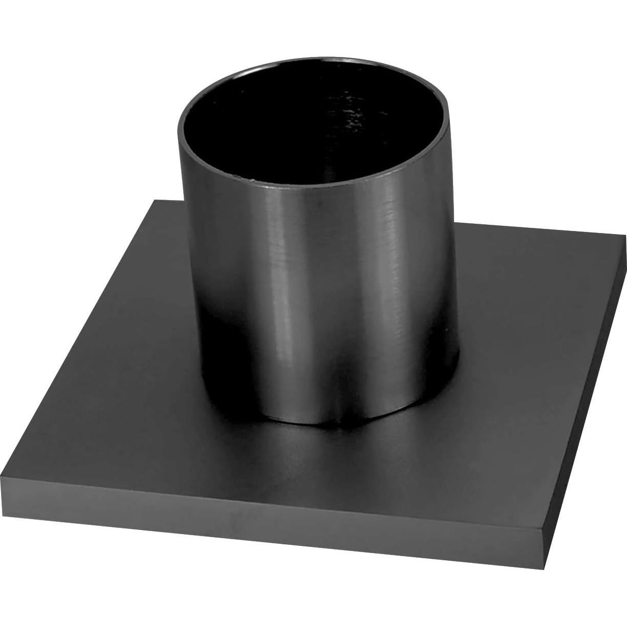 Desagüe de Piso PHASAT Cuadrado 10 cm Latón Negro Mate