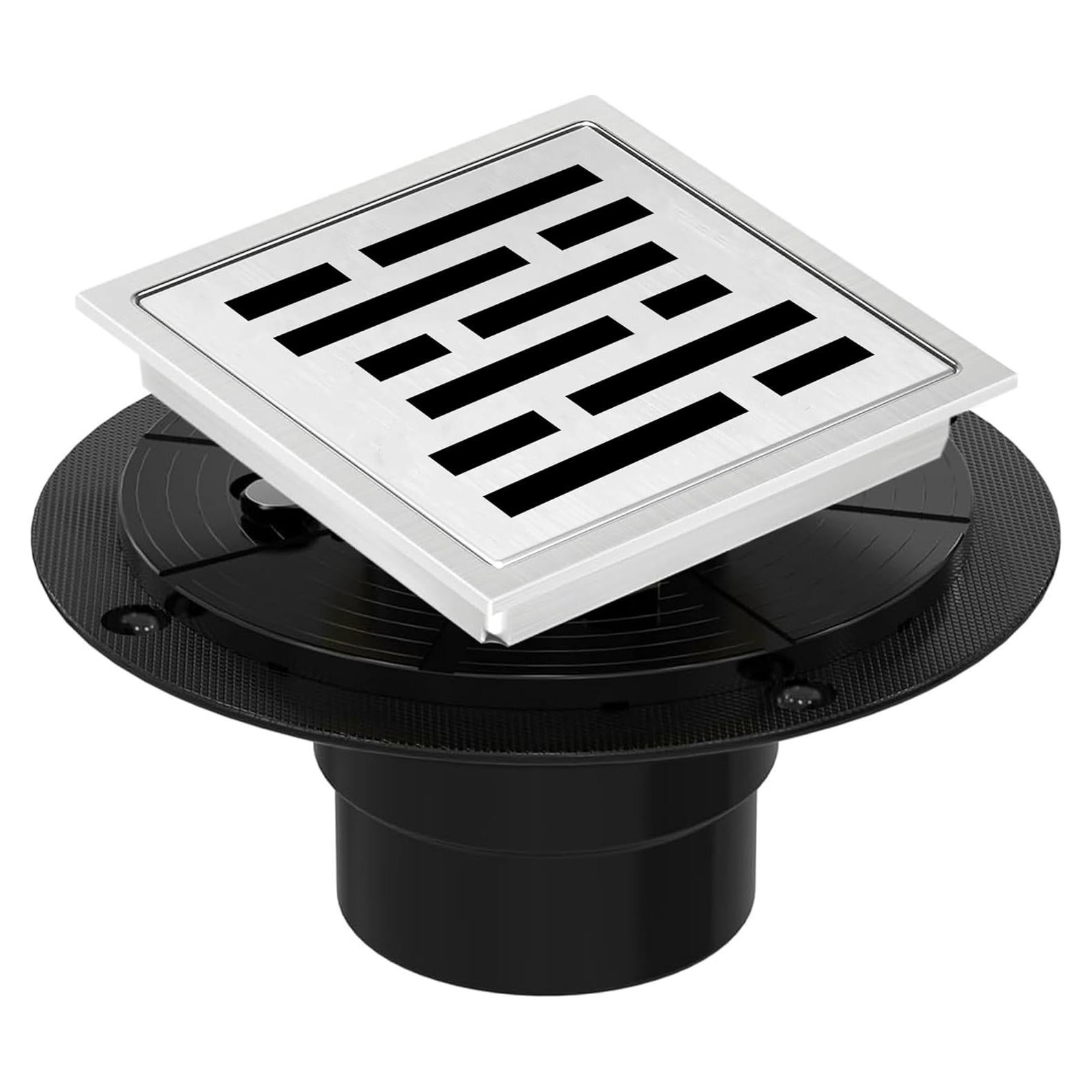 Desagüe de Ducha Cuadrado Eblog 10.16 cm Acero Inoxidable