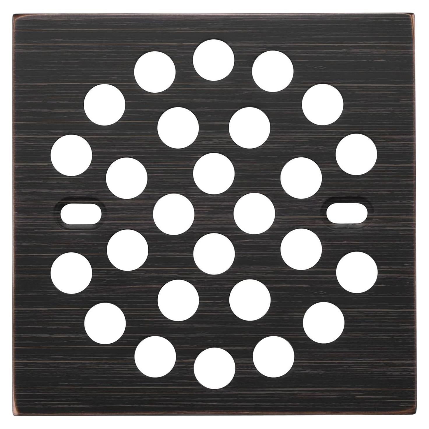 Rejilla de Drenaje Cuadrada RRAJJ 100mm Acero Inoxidable Cepillado