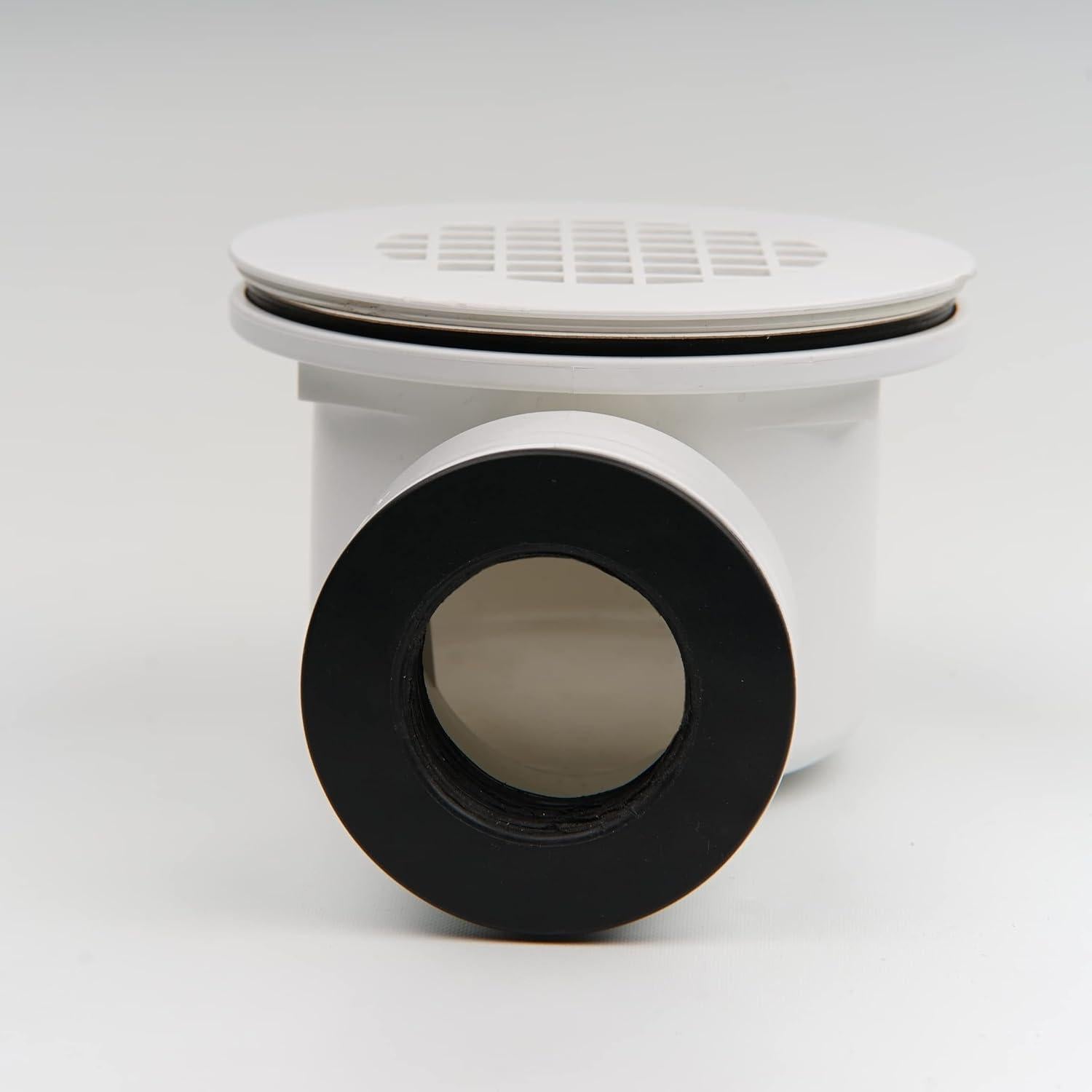 Desagüe de Ducha Mucol Blanco 5.08 cm con Colador Perforado