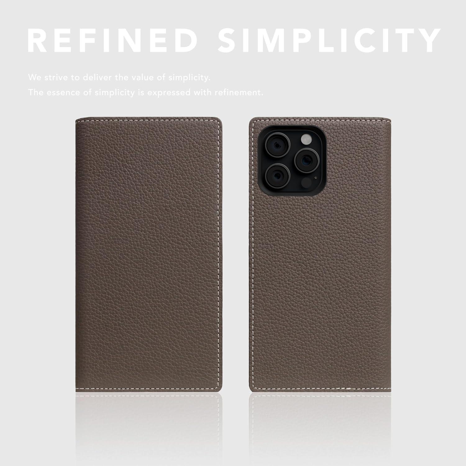 Cartera de Cuero para iPhone 16 Pro SLG - Estilo Diario MagSafe