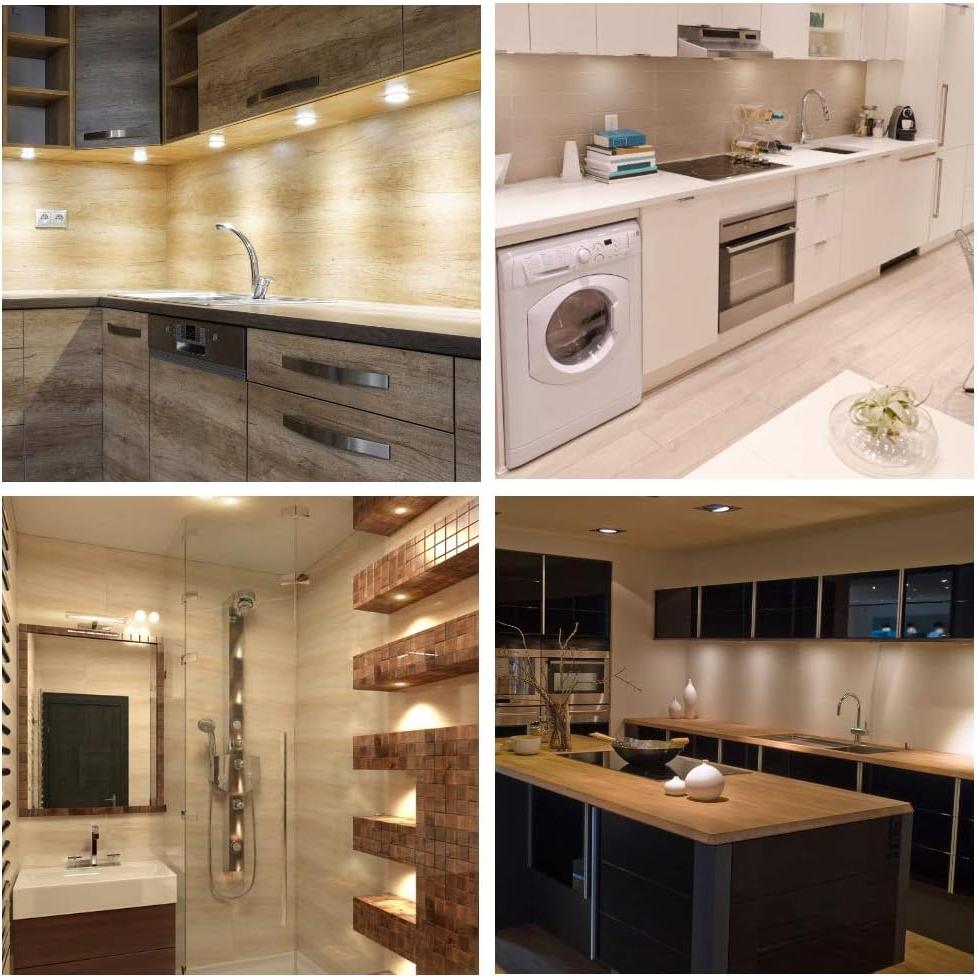 Luces LED EShine Puck Bajo Gabinete 3 Piezas Regulables