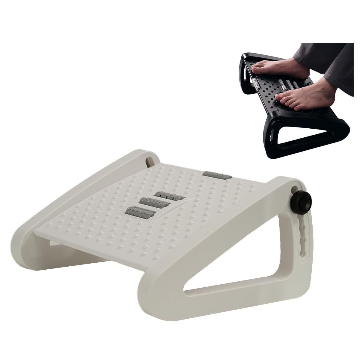 Reposapiés Ergonómico Blanco Ergo Life Ajustable 6 Posiciones