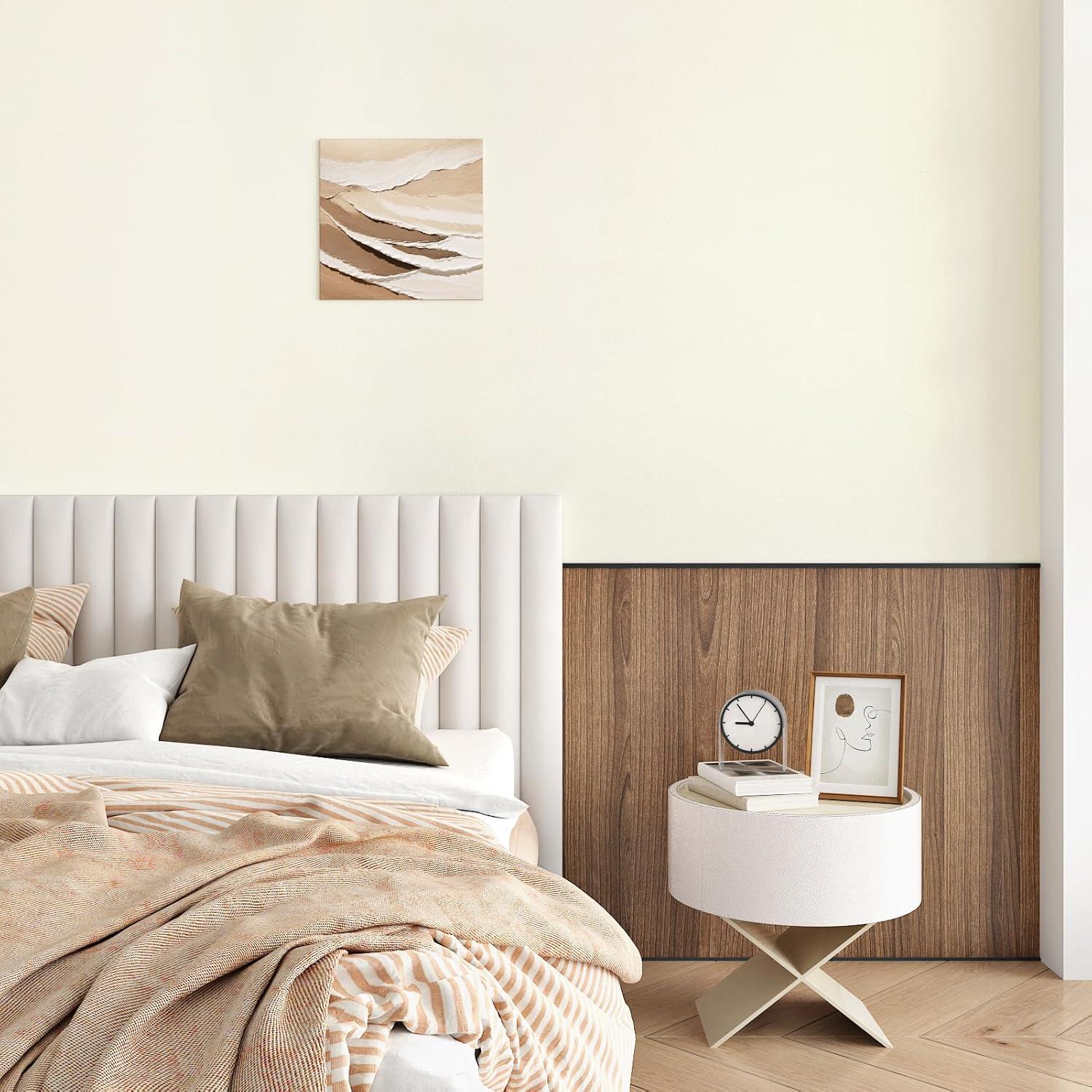 Papel Tapiz Autoadhesivo Beige Wallderful 40x200 cm Mate