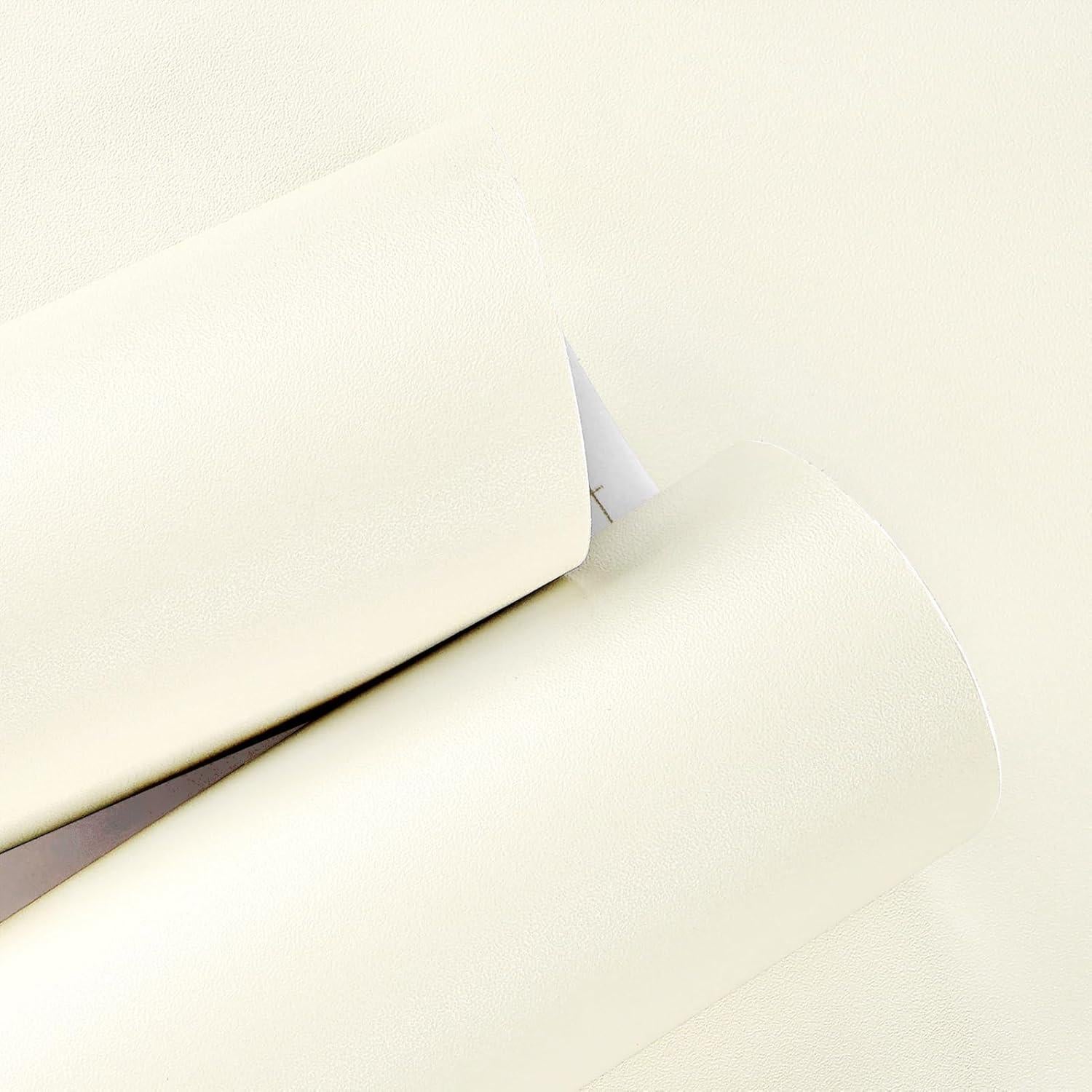 Papel Tapiz Autoadhesivo Beige Wallderful 40x200 cm Mate