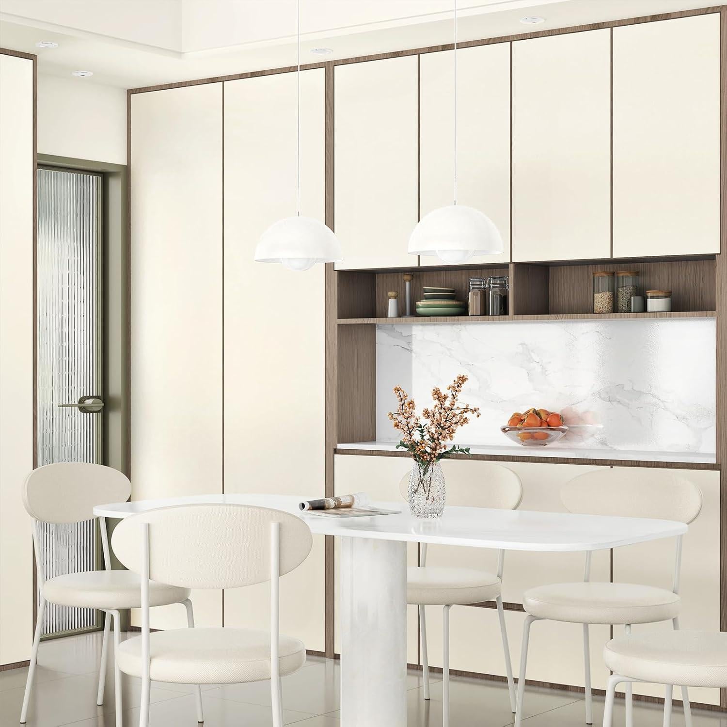 Papel Tapiz Autoadhesivo Beige Wallderful 40x200 cm Mate