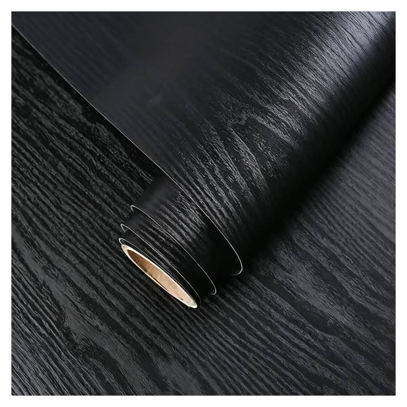 Papel Contacto Autoadhesivo Yancorp 40.64x304.8cm Negro Mate