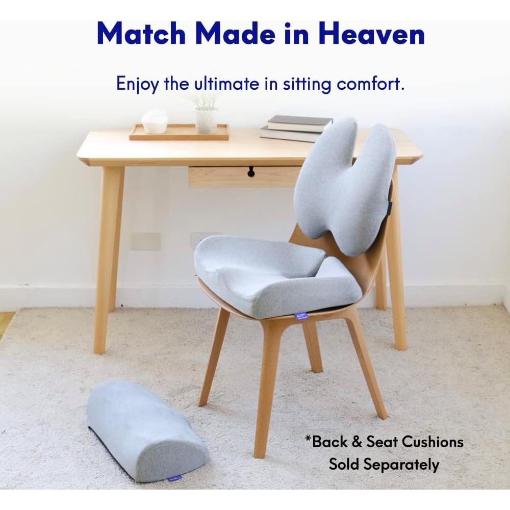 Reposapiés Ergonómico Cushion Lab Gris - Espuma de Memoria