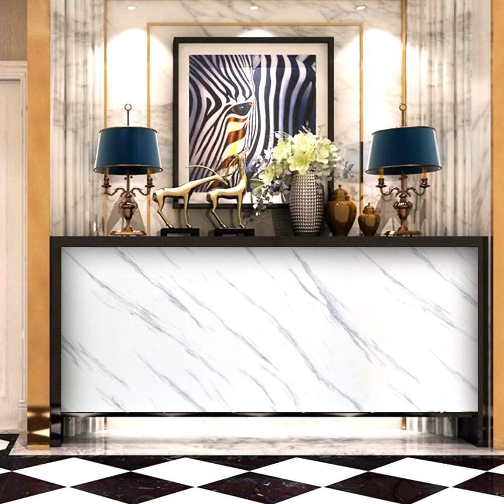 Papel Contacto Autoadhesivo Livelynine Mármol Blanco 40x200cm