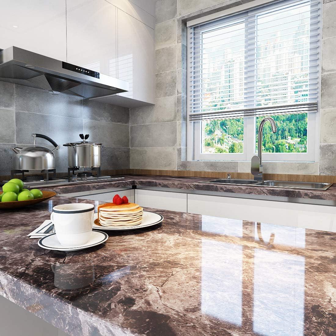 Papel Contacto Autoadhesivo LACHEERY Mármol 91x406 cm Impermeable