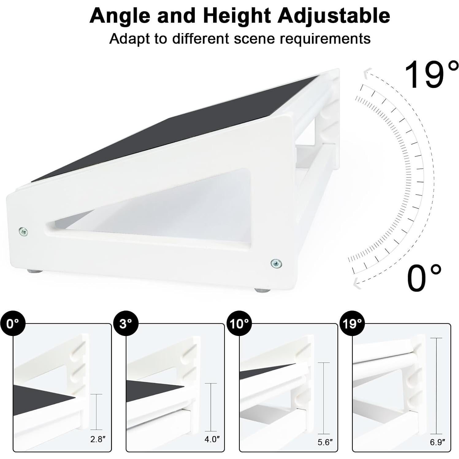 Reposapiés Ajustable WOOD CITY 2 en 1 Blanco para Oficina