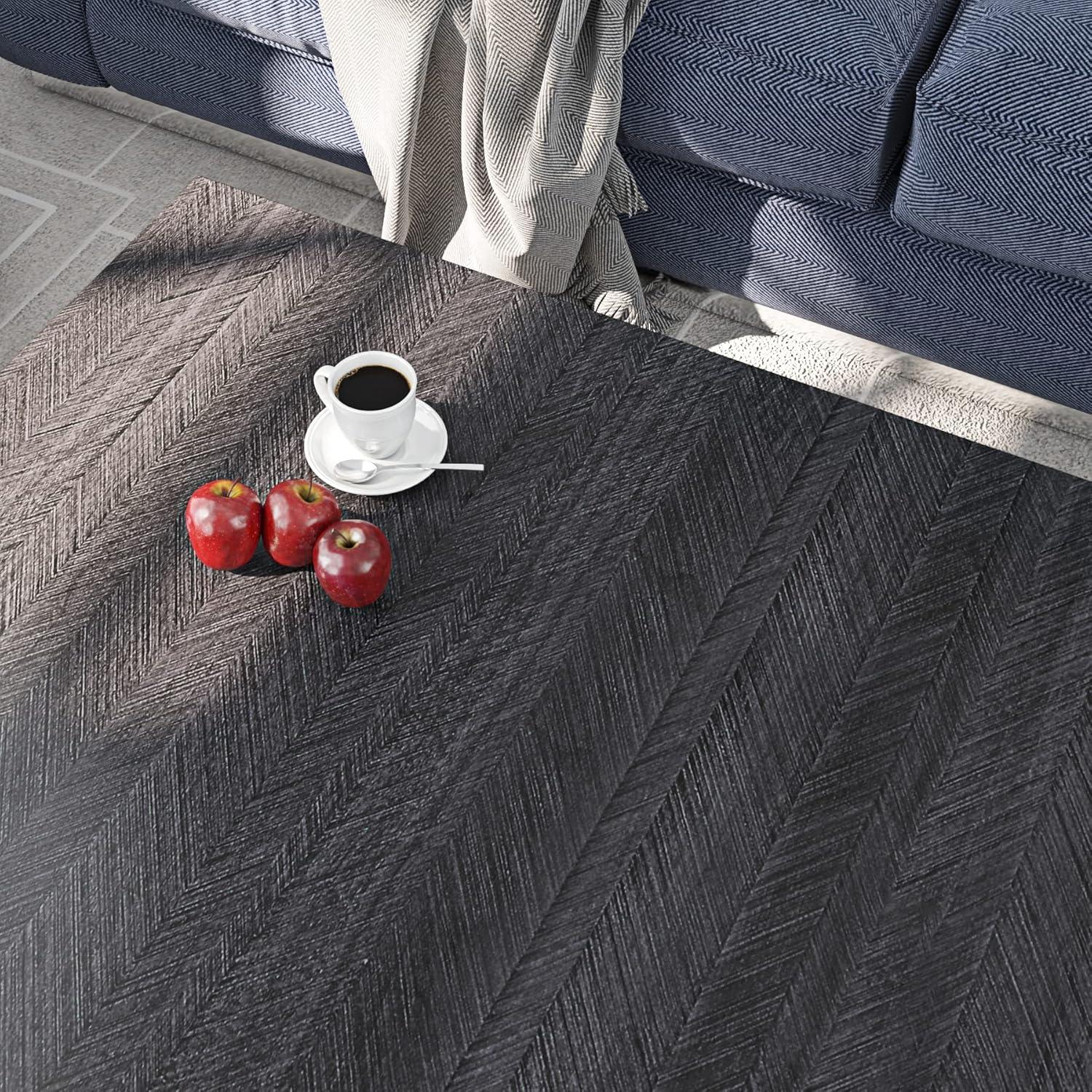 Papel Contacto Autoadhesivo Livelynine Madera Carbón 40cm x 2m