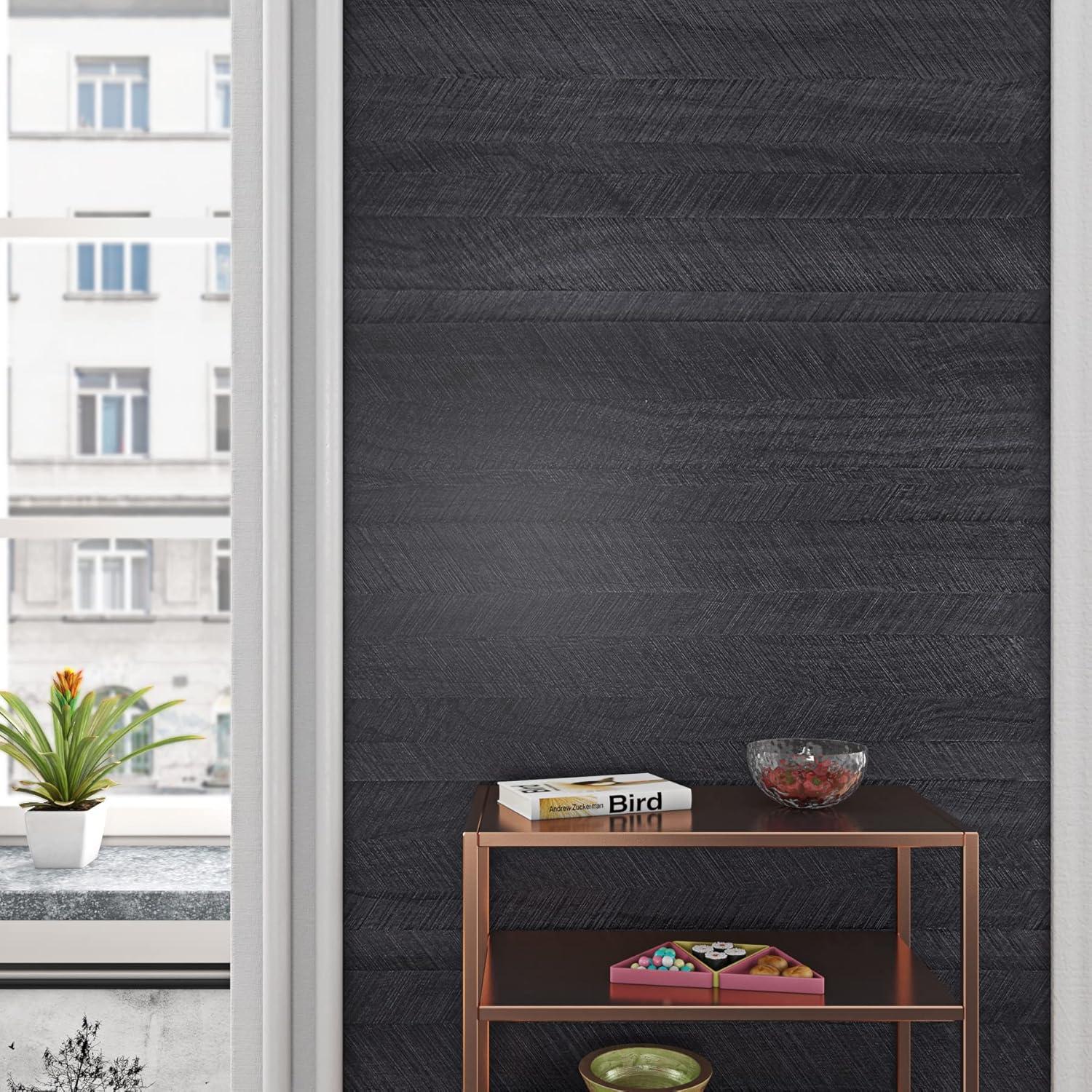 Papel Contacto Autoadhesivo Livelynine Madera Carbón 40cm x 2m