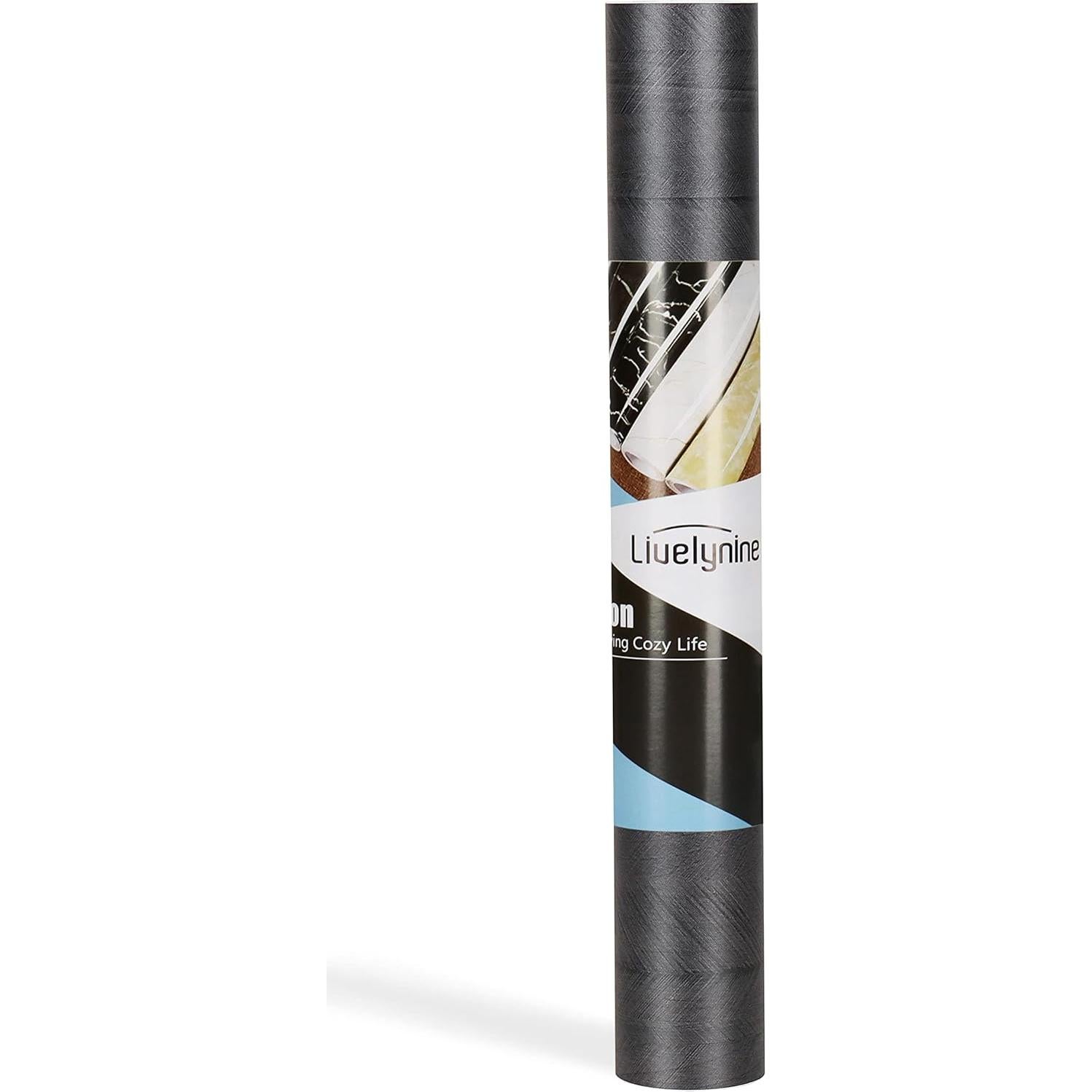 Papel Contacto Autoadhesivo Livelynine Madera Carbón 40cm x 2m