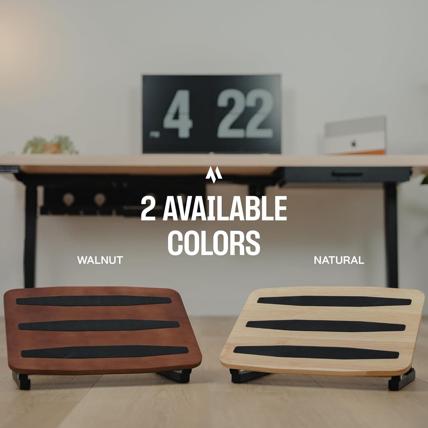 Reposapiés Ajustable COREMINDED Natural - Ergonómico 7 Ángulos