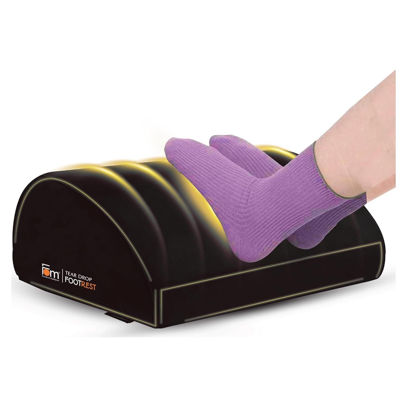 Reposapiés Ergonómico Negro Swar Apparels 43x29cm