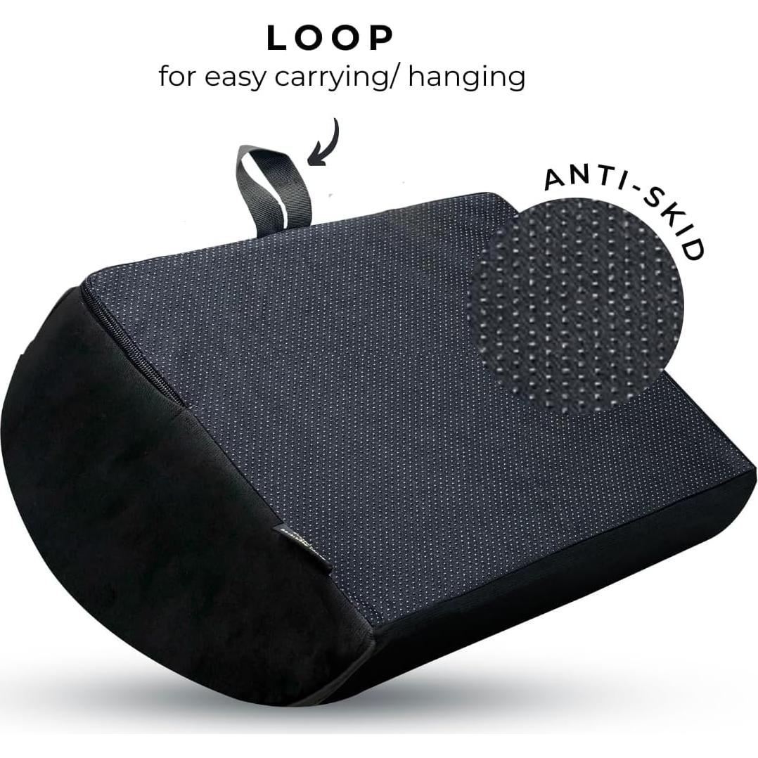 Reposapiés Ergonómico Negro Swar Apparels 43x29cm