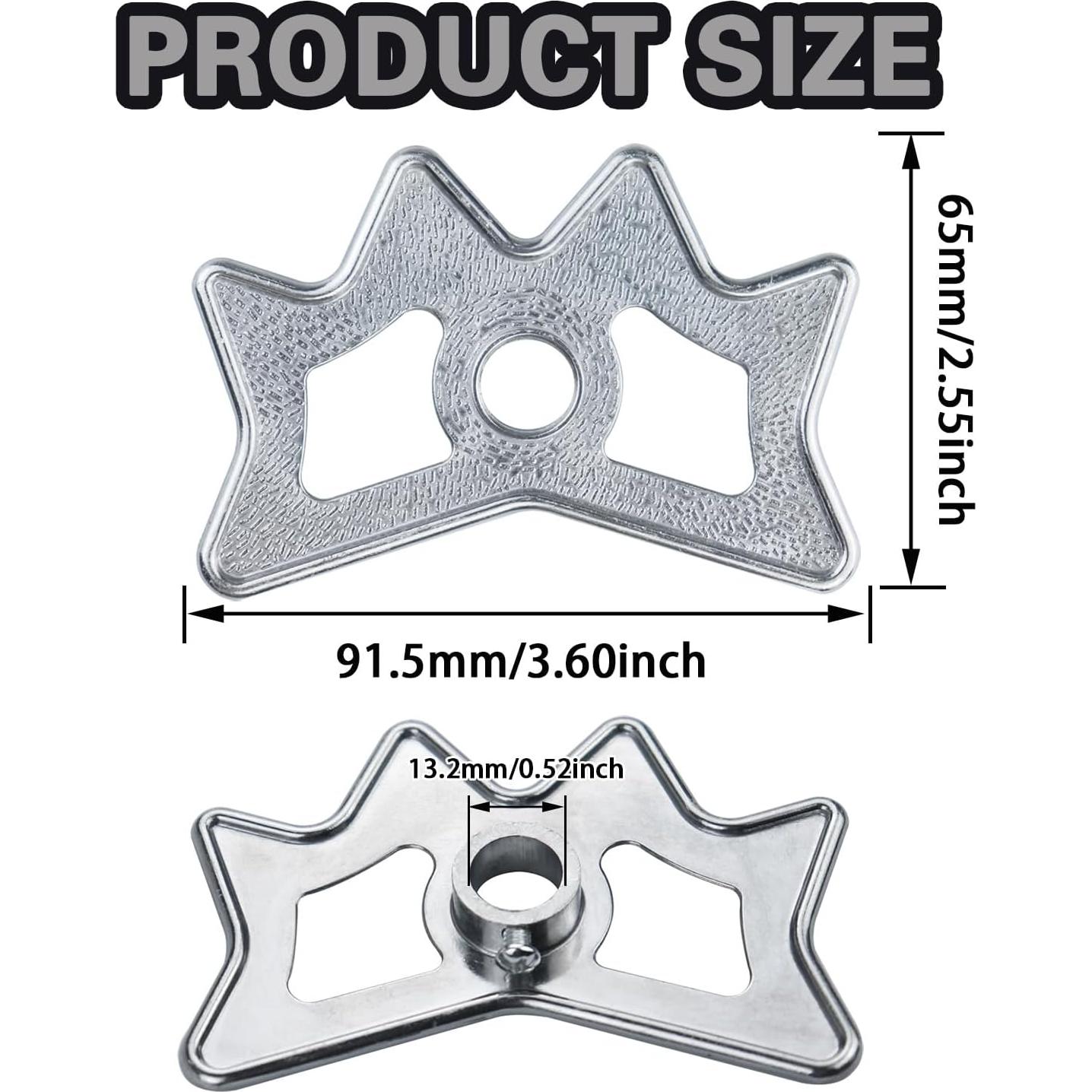 Paquete de 2 Cabezas de Puente de Billar Bntyok Aluminio Plateado