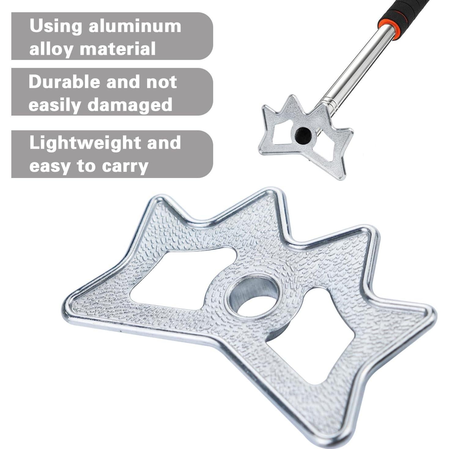 Paquete de 2 Cabezas de Puente de Billar Bntyok Aluminio Plateado