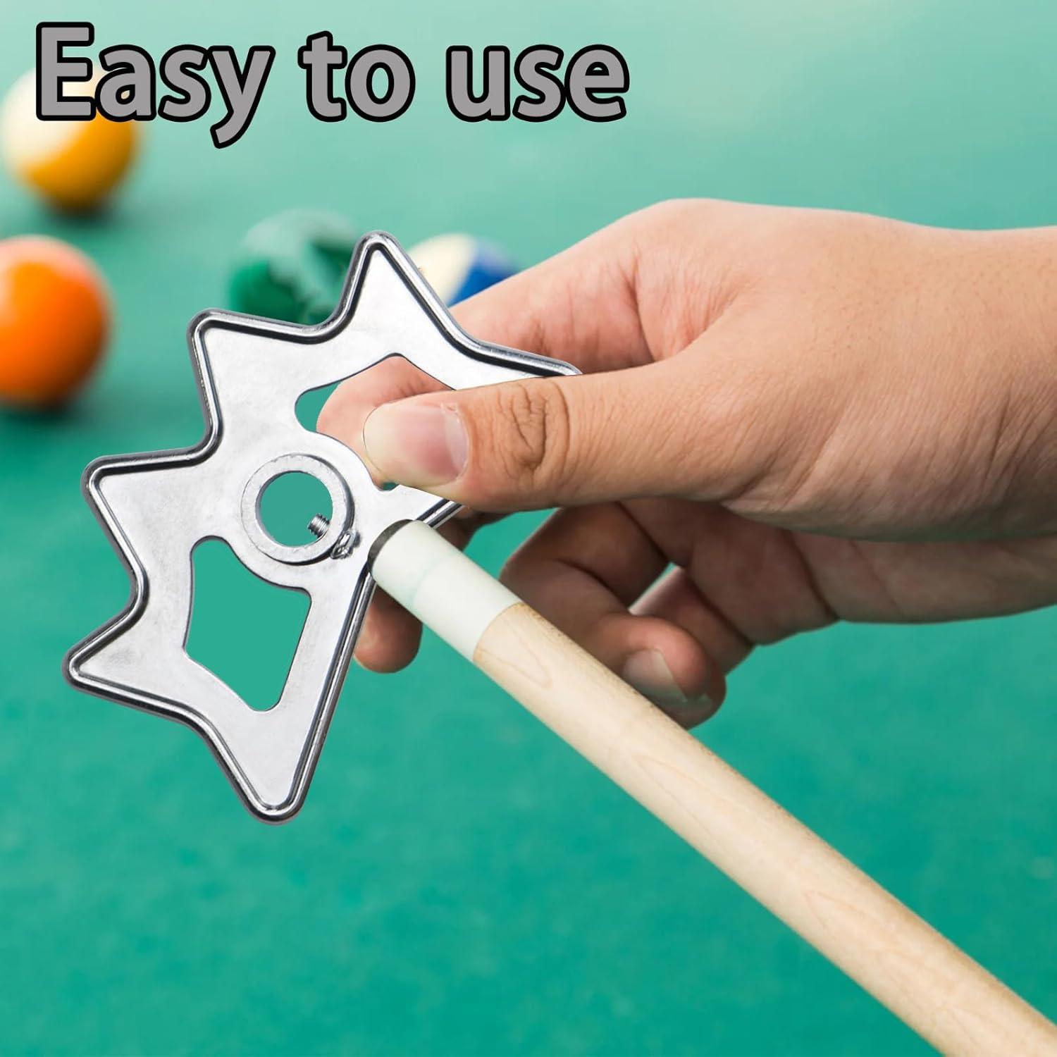 Paquete de 2 Cabezas de Puente de Billar Bntyok Aluminio Plateado