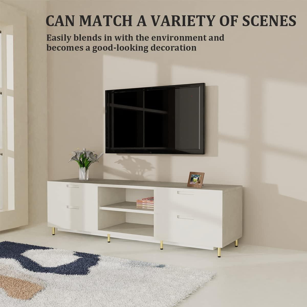 Juego de 4 patas de muebles M MIMHOOY 10cm metal negro