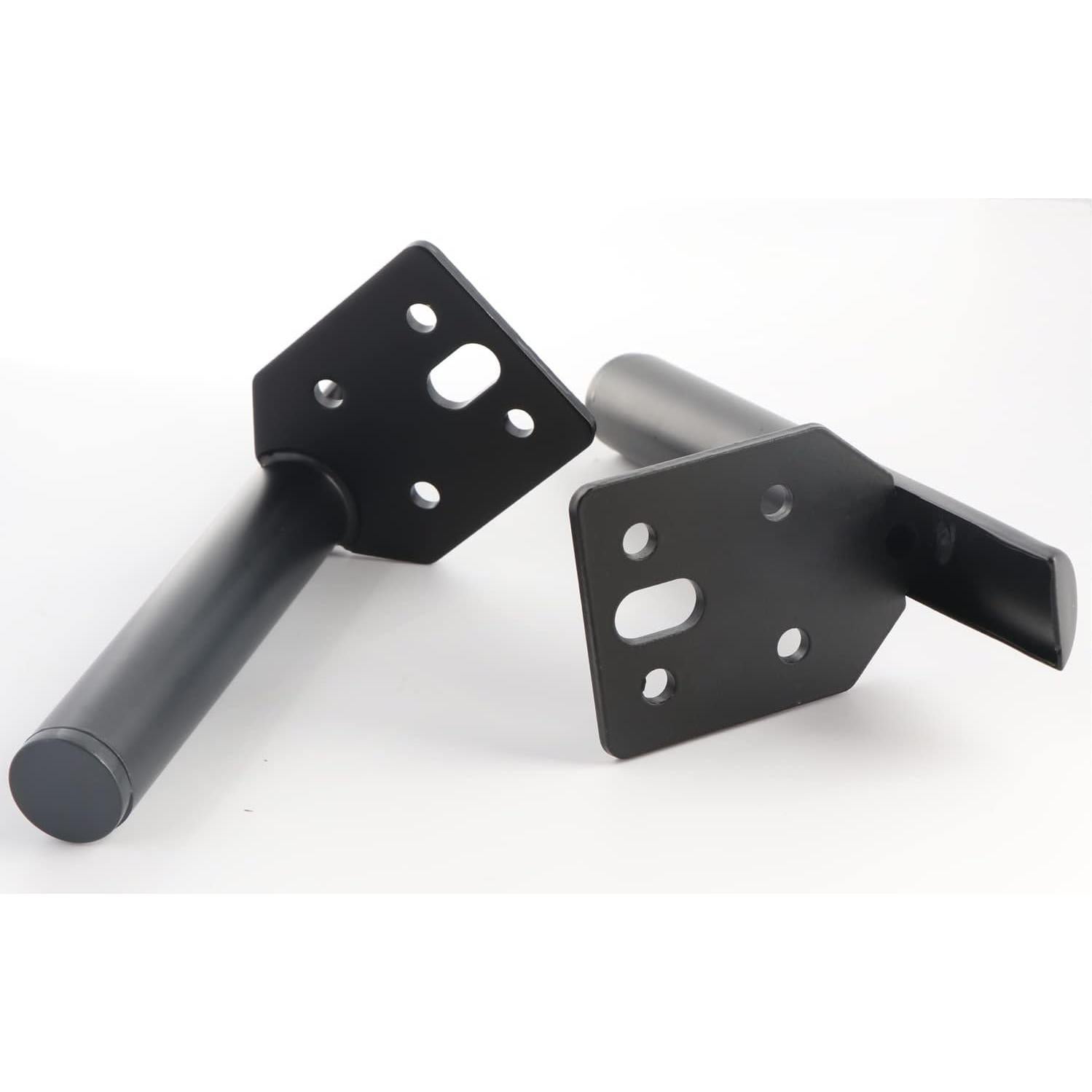 Piernas de Mueble de Metal ALXEH 10.16 cm Negras Estilo Moderno