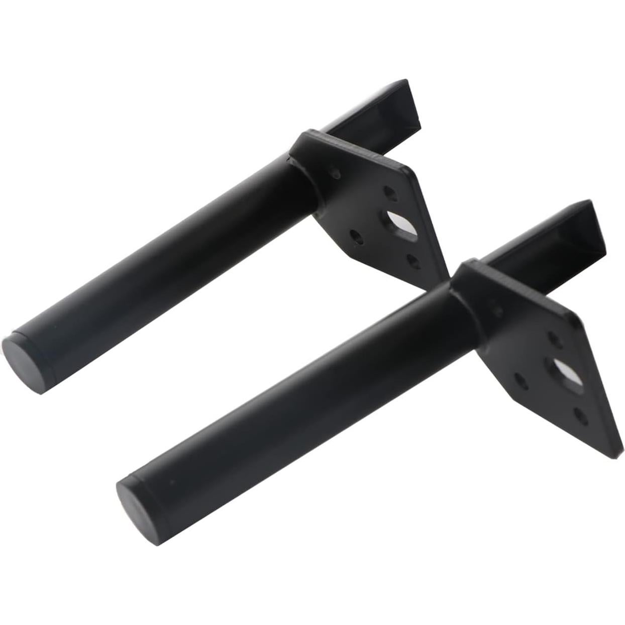 Piernas de Mueble de Metal ALXEH 10.16 cm Negras Estilo Moderno