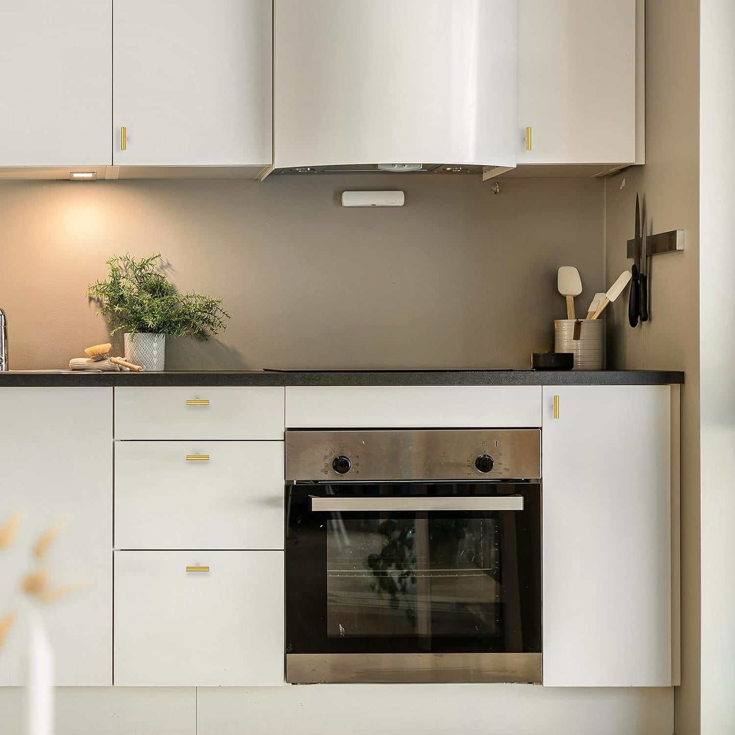 Paquete de 10 pomos dorados HOME EDIT 5.08 cm para gabinetes