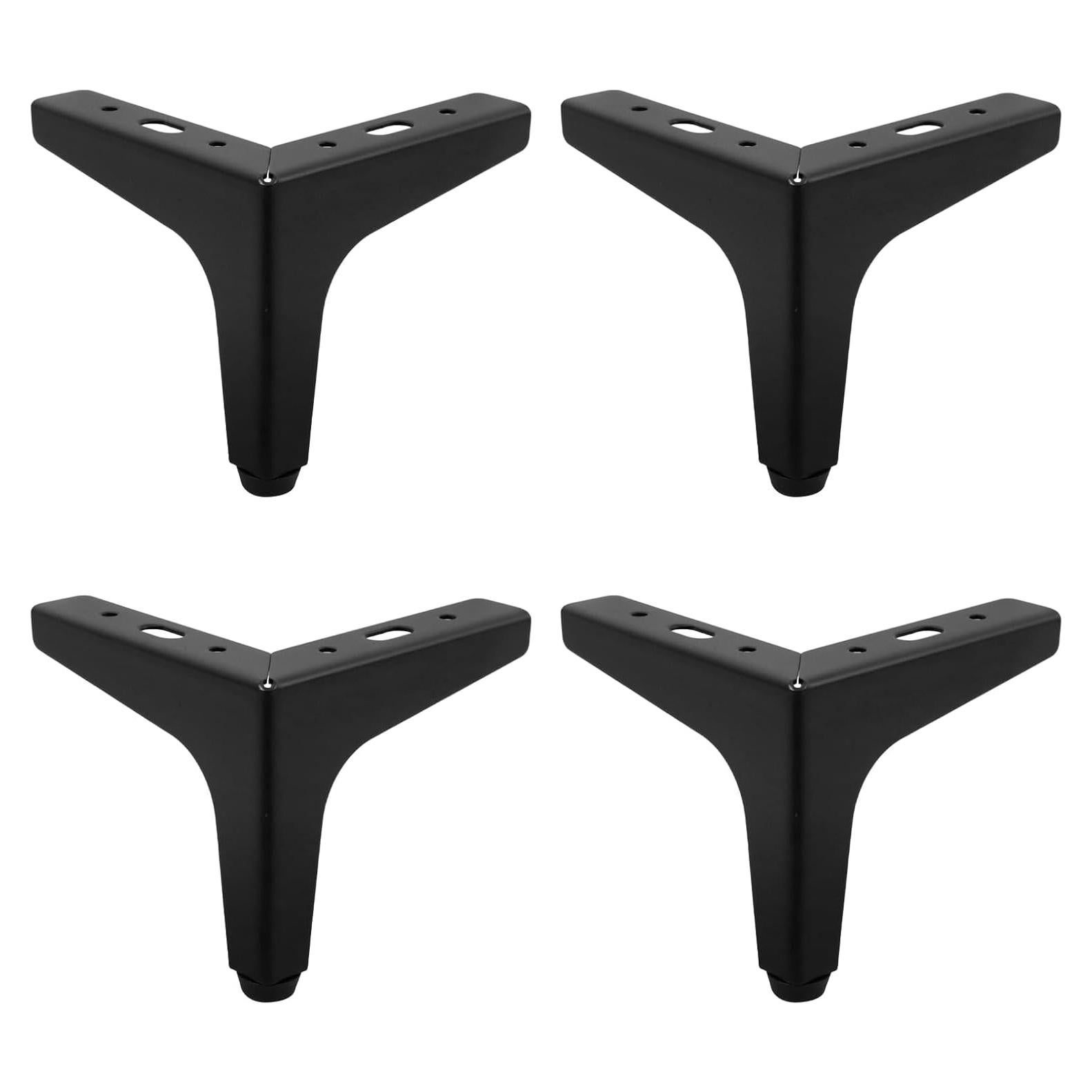 Patas Ajustables de Muebles Antrader 11.5 cm Metal Negro Mate