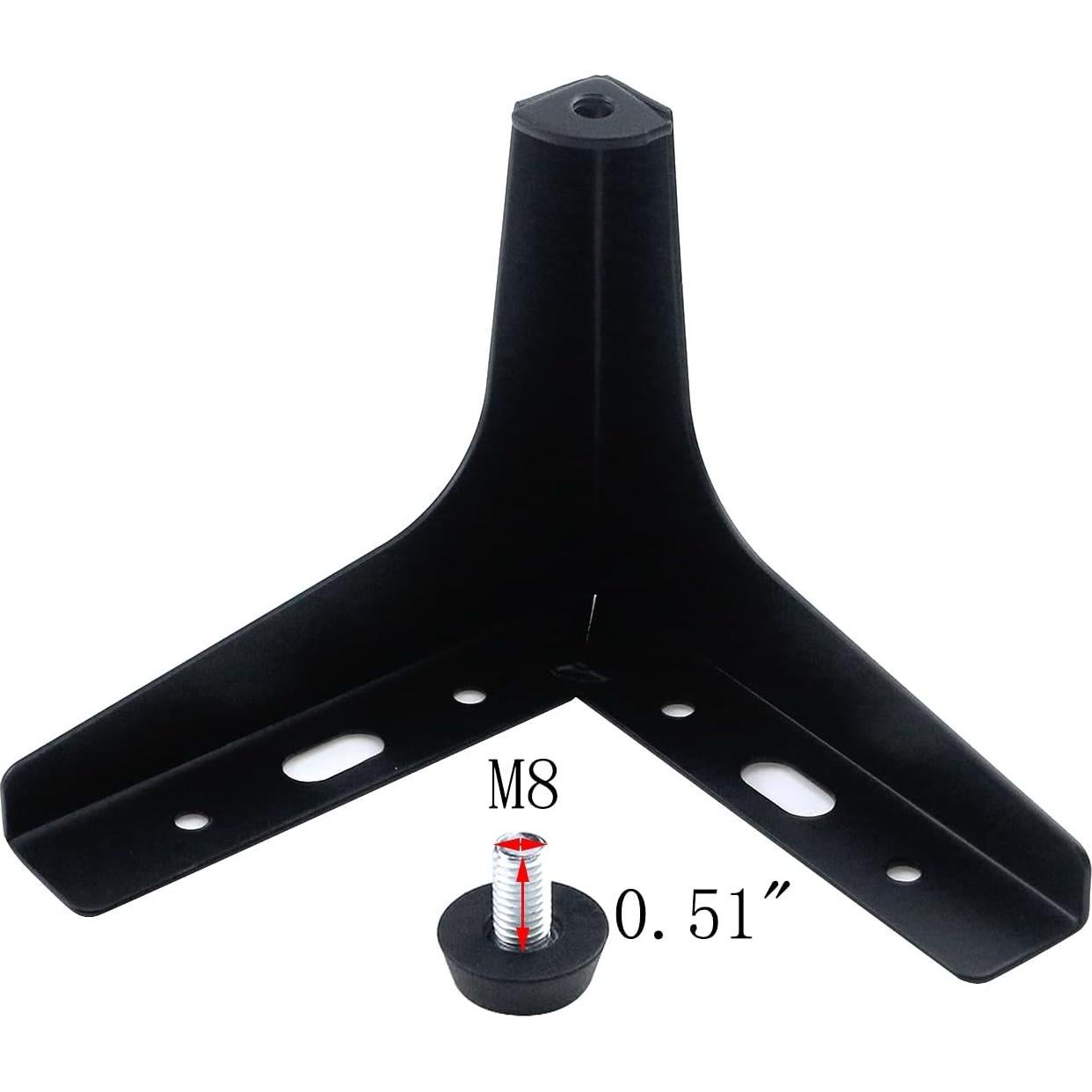 Patas Ajustables de Muebles Antrader 11.5 cm Metal Negro Mate