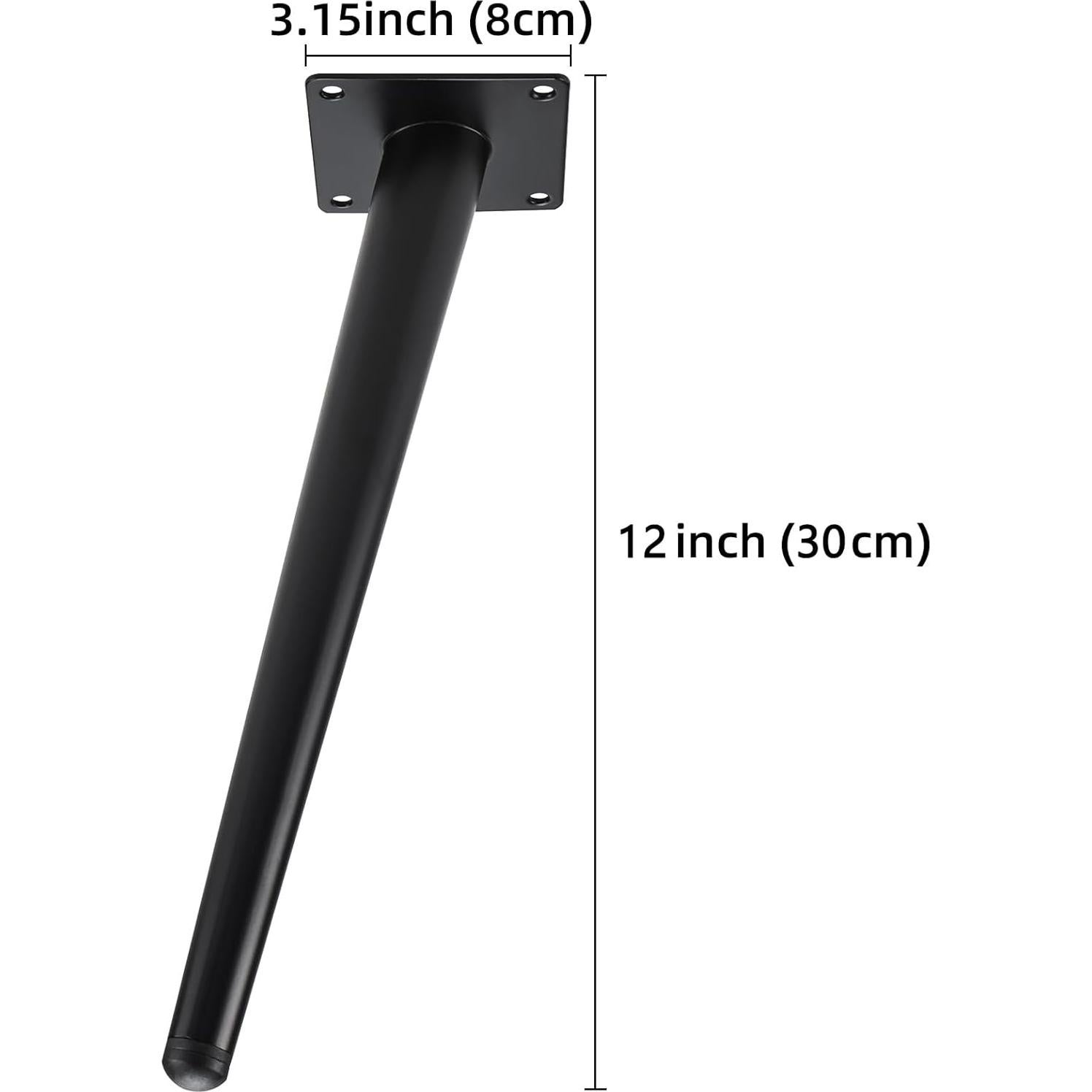 Patas de Muebles RealPlus 30.48 cm Metal Ajustables 4 Piezas