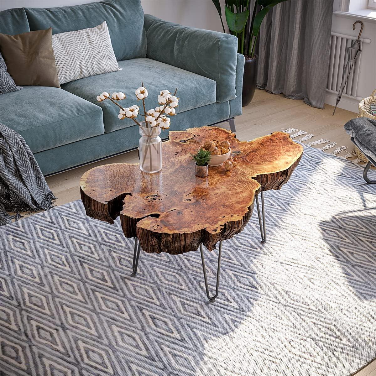 Patas de Mesa de Hierro Genius 30 cm, Acero Sólido, 4 Piezas