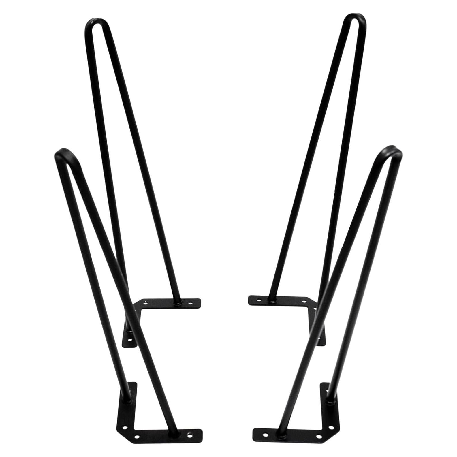 Juego de 4 patas de mesa de pin de cabello Home Soft Things 40.64 cm