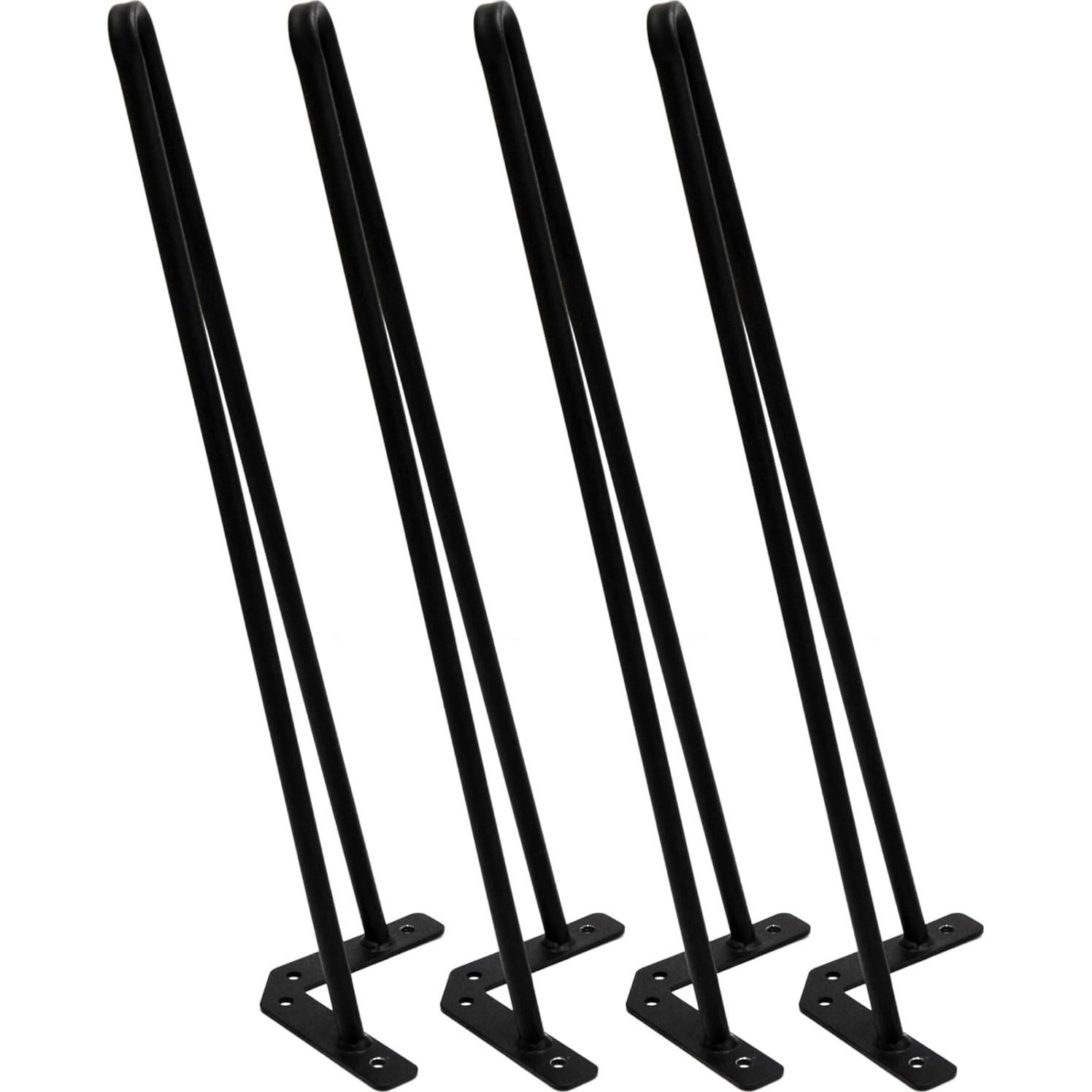 Juego de 4 patas de mesa de pin de cabello Home Soft Things 40.64 cm