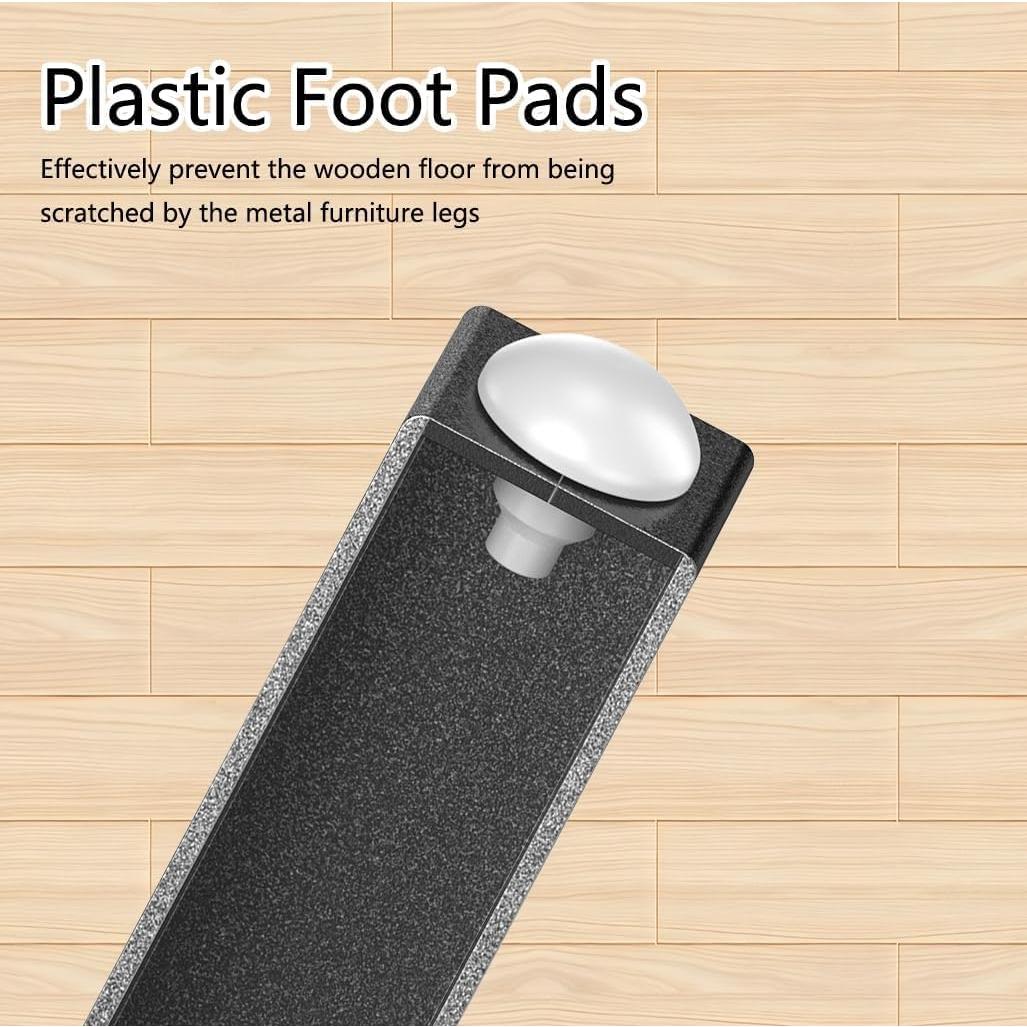 Patas de Muebles de Metal Topsair 10 cm Triángulo Juego de 4