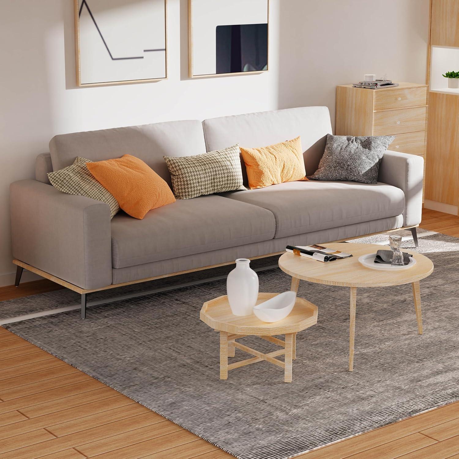 Patas de Muebles de Metal Topsair 10 cm Triángulo Juego de 4