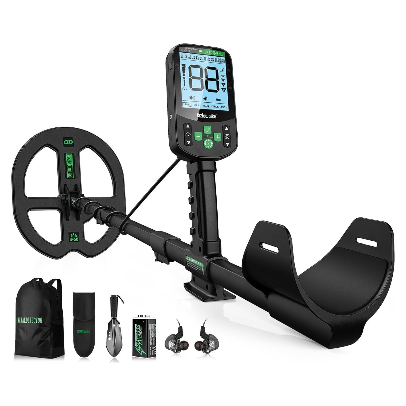 Detector de Metales Hazlewolke DD60 Impermeable 1.5m Profundidad